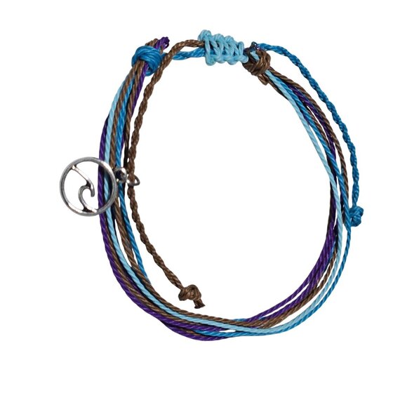 Handmade String Bracelet Silver Charm Fashion Jewelry Friendship Gift Women - Picture 2 of 3